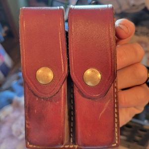 Triple K 45-61 leather double-stack mag holder